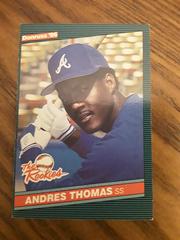 Andres Thomas #10 Baseball Cards 1986 Donruss Prices