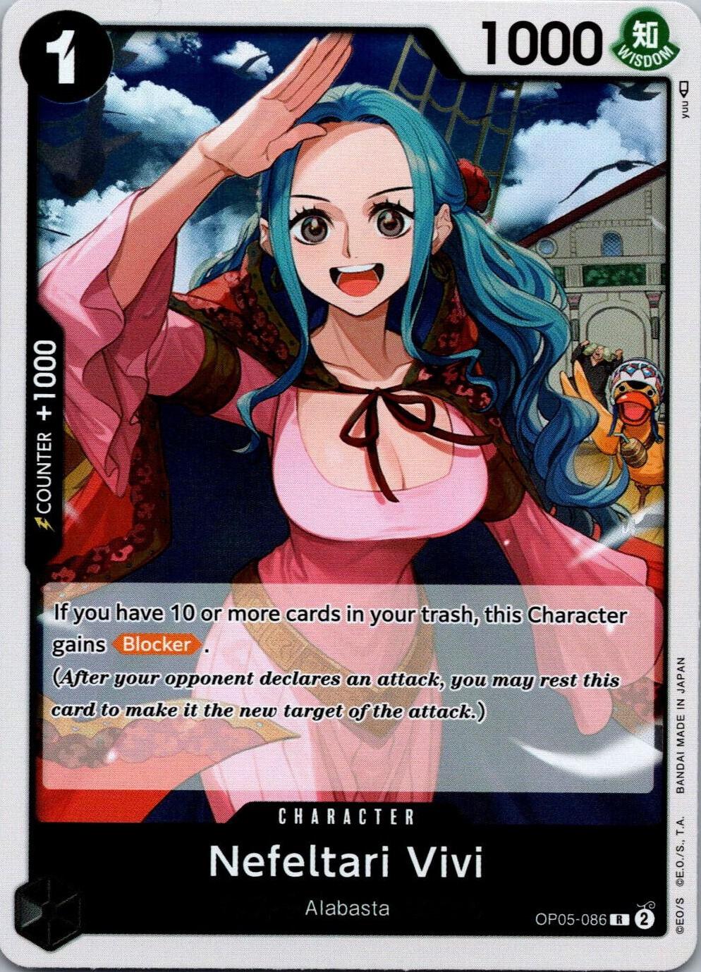 Nefeltari Vivi OP05-086 One Piece Awakening of the New Era