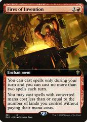 Fires of Invention [Extended Art Foil] Magic Throne of Eldraine Prices