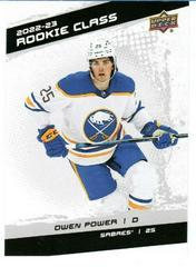 Owen Power #RC-15 Hockey Cards 2022 Upper Deck Rookie Class Prices