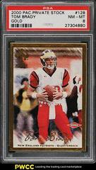 Tom Brady [Gold] #128 Football Cards 2000 Pacific Private Stock Prices