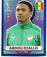Abdou Diallo [Blue Border] #SEN 7 Soccer Cards 2022 Panini World Cup Qatar Stickers Prices