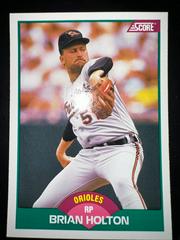 Brian Holton Baseball Cards 1989 Score Traded Prices