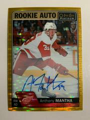 Anthony Mantha [Seismic Gold] Hockey Cards 2016 O-Pee-Chee Platinum Rookie Autographs Prices