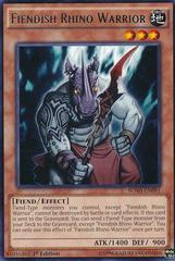 Fiendish Rhino Warrior [1st Edition] YuGiOh Breakers of Shadow Prices
