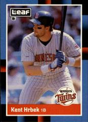 Kent Hrbek #139 Baseball Cards 1988 Leaf Prices