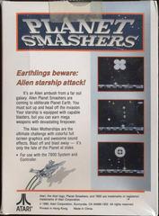 Planet Smashers - Back | Planet Smashers Atari 7800