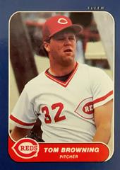 Tom Browning #38 Baseball Cards 1986 Fleer Mini Prices