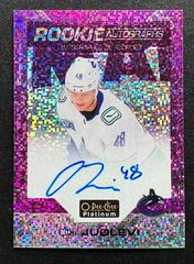 Olli Juolevi [Violet Pixels] Hockey Cards 2020 O Pee Chee Platinum Rookie Autographs Prices