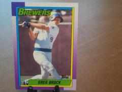Greg Brock Baseball Cards 1990 Topps Prices