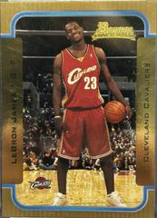 LeBron James [Gold] #123 Basketball Cards 2003 Bowman Prices