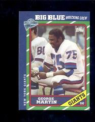 George Martin Football Cards 2005 Topps All Time Fan Favorites Prices