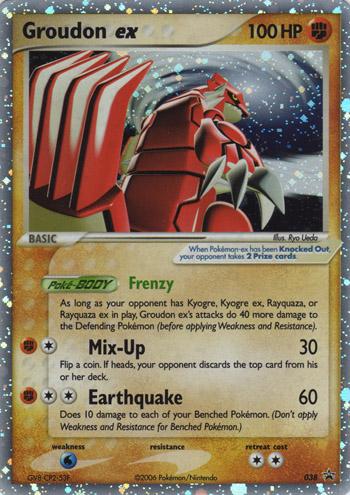 Groudon EX #38 Pokemon Promo