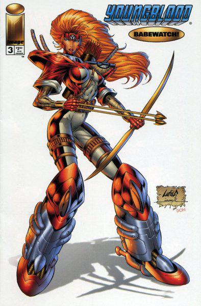 Youngblood [Female Shaft] #3 (1995) Comic Books Youngblood