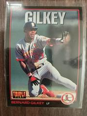 Bernard Gilkey #208 Baseball Cards 1993 Panini Donruss Triple Play Prices