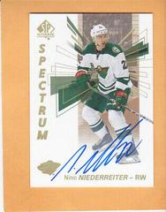 Nino Niederreiter [Autograph Spectrum] #15 Hockey Cards 2016 SP Authentic Prices