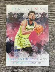 Karl Anthony Towns [Pink] Basketball Cards 2020 Panini Origins Prices