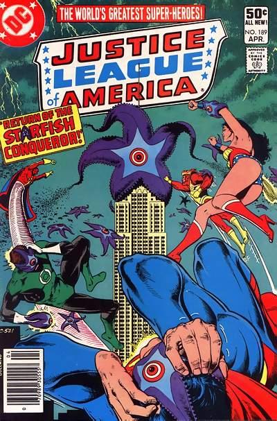 Justice League of America [Newsstand] #189 (1981) Comic Books Justice League of America