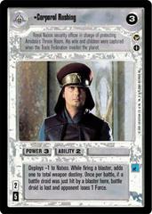 Corporal Rushing [Limited] Star Wars CCG Theed Palace Prices