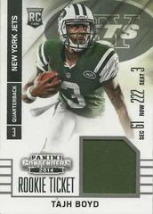 tajh boyd Football Cards 2014 Panini Contenders Rookie Ticket Swatches Prices