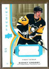 Sidney Crosby [Fight Strap] Hockey Cards 2020 Upper Deck Premier Prices
