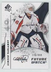 Simeon Varlamov Hockey Cards 2008 SP Authentic Prices