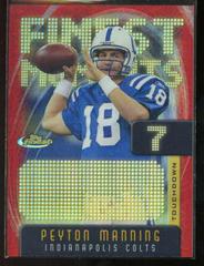 Peyton Manning #FM7 Football Cards 2005 Topps Finest Manning Moments Prices