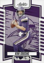 Kirk Cousins #25 Football Cards 2023 Panini Absolute Prices