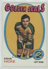 Ernie Hicke #61 Hockey Cards 1971 Topps Prices