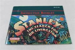 Stanley: The Search For Dr. Livingston - Manual | Stanley The Search for Dr Livingston NES