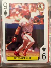 Felix Jose [9 of Spades] Baseball Cards 1991 U.S. Playing Card All Stars Prices