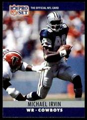 Michael Irvin Football Cards 1990 Pro Set Prices