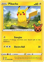 Why does my pikachu card has a pumpkin mark on it? / what does it