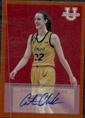 Caitlin Clark [Autograph Orange] #09B-30 Basketball Cards 2022 Bowman Chrome University 2009 Prices
