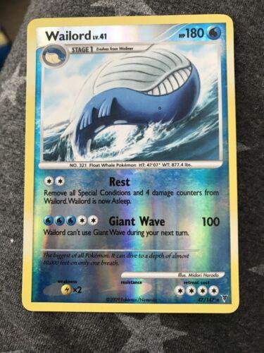 Wailord Reverse Holo 47 Prices Pokemon Supreme Victors Pokemon Cards