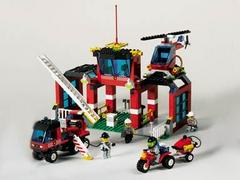 LEGO Set | Fire Fighters' HQ LEGO Town
