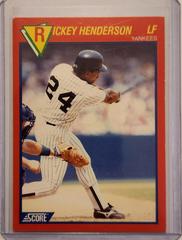 Rickey Henderson Baseball Cards 1989 Score Superstars Prices