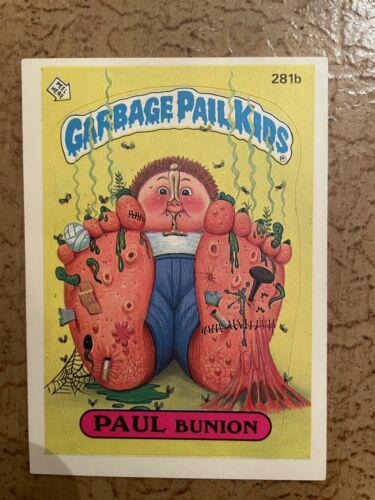 PAUL Bunion #281b 1987 Garbage Pail Kids