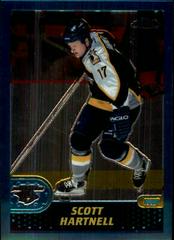Scott Hartnell Hockey Cards 2001 Topps Chrome Prices