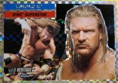 Triple H [Xfractor] Wrestling Cards 2006 Topps Heritage Chrome WWE Prices