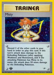 Misty [1st Edition] #18 Pokemon Gym Heroes Prices