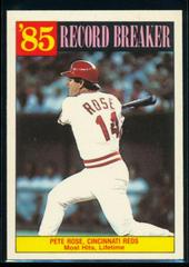 Pete Rose #206 Baseball Cards 1986 Topps Tiffany Prices