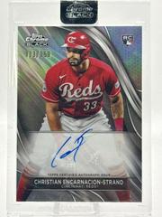 Christian Encarnacion Strand [Refractor] #CBA-CE Baseball Cards 2024 Topps Chrome Black Autograph Prices