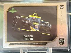 Colton Herta [Foil] #136 Racing Cards 2024 Parkside NTT IndyCar Prices