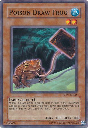 Poison Draw Frog CRV-EN028 YuGiOh Cybernetic Revolution