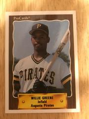 Willie Greene Baseball Cards 1990 Procards Prices