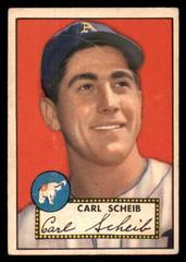 Carl Scheib #116 Baseball Cards 1983 Topps '52 Reprint Prices
