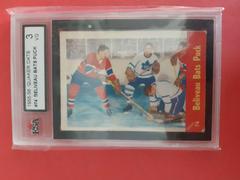 Beliveau Bats Puck Hockey Cards 1955 Parkhurst Quaker Oats Prices