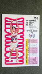 Jeff Hornacek Rear | Jeff Hornacek Basketball Cards 1993 Fleer