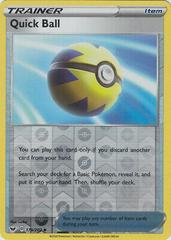 Quick Ball [Reverse Holo] Pokemon Sword & Shield Prices